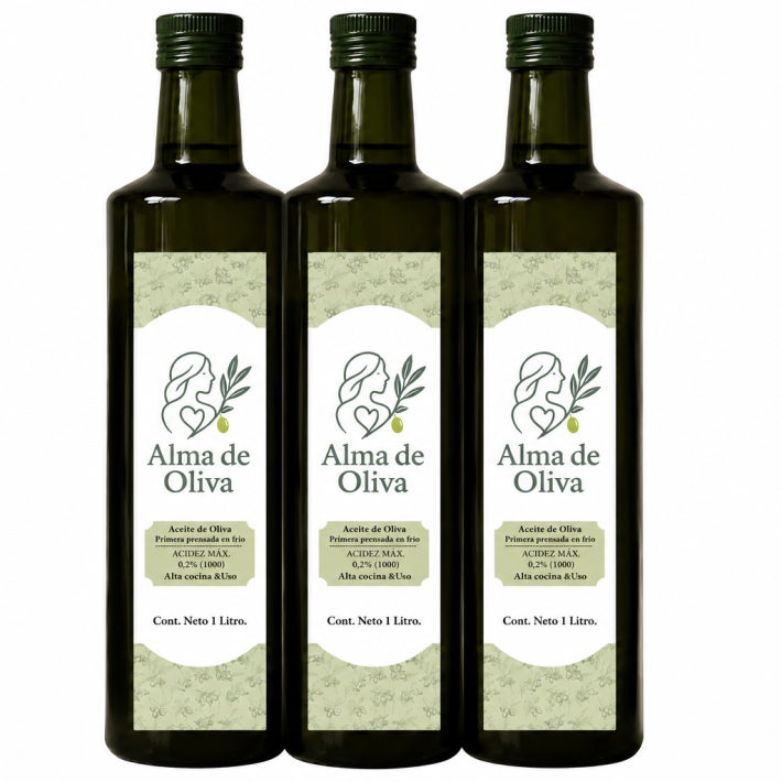 3 Aceite Alma de Oliva 1 lt.