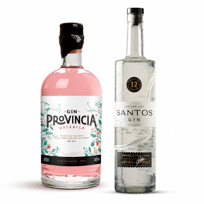 Duo  Gin Provincia Botanica 700cc mas Gin Santos 750 cc